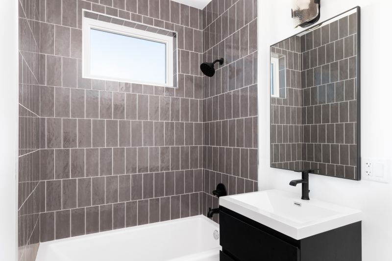 Accent Walls with Textured Tiles